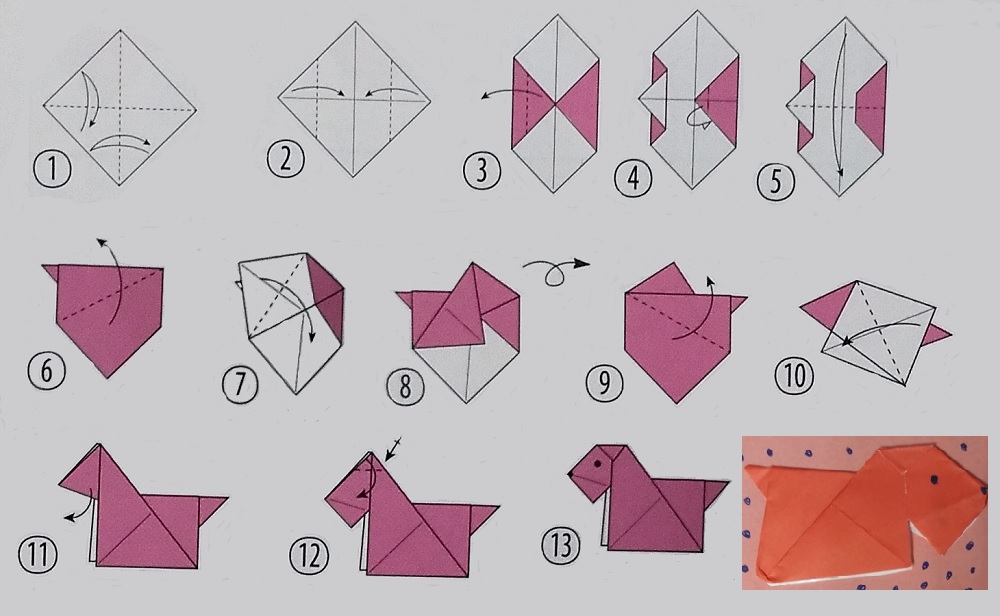 Origami sobaka shema2