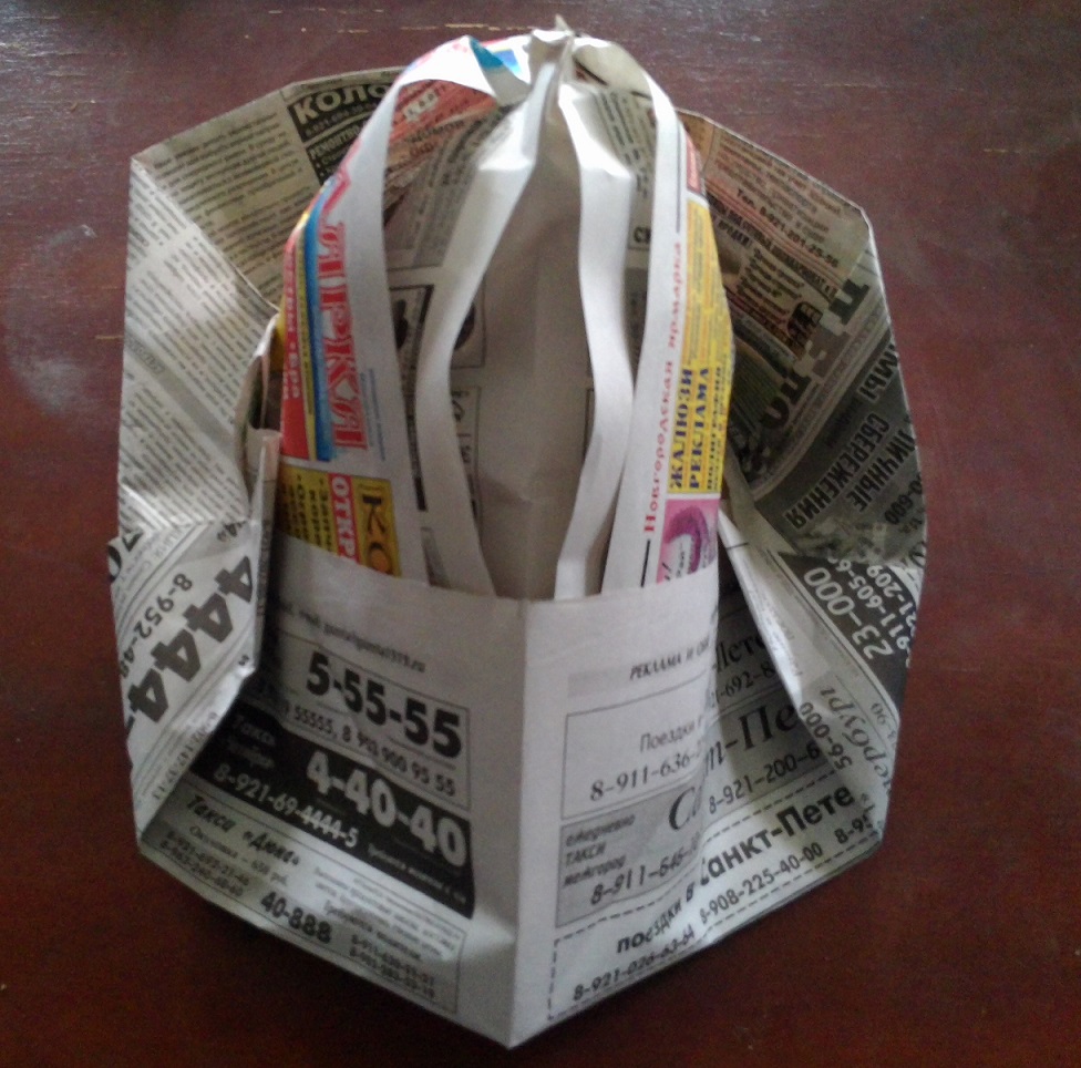 Как сделать кепку из газеты пошагово